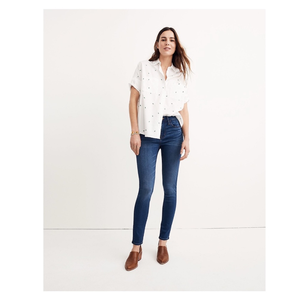 NWT Madewell Roadtripper High Rise Skinny Jeans in Orson Wash, Size 28